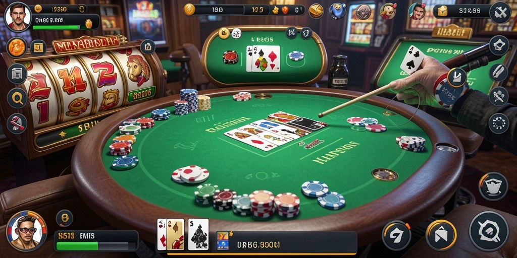 Screenshot memperlihatkan gameplay seru BENGKEL69.