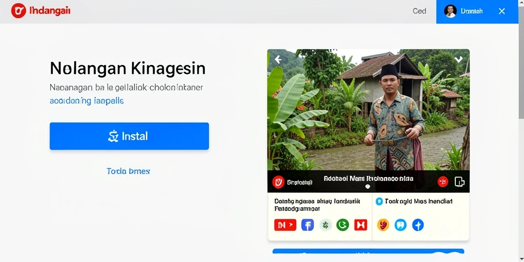 Tampilan antarmuka yang intuitif dan menyenangkan.