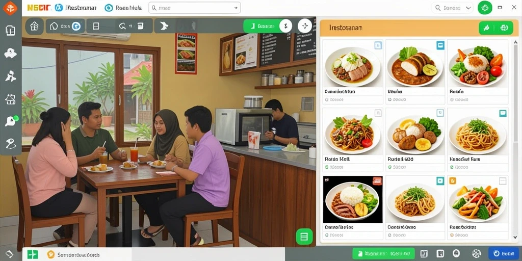 Tampilan antarmuka pengguna yang sederhana dan intuitif.