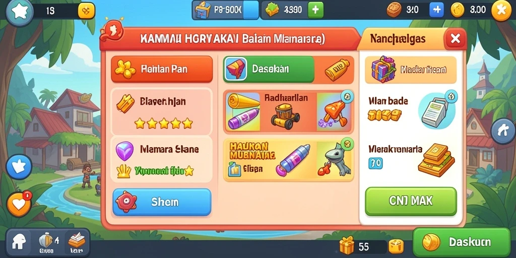 Tampilan grafis yang memukau dan penuh warna.